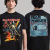 Мужская футболка Iron Maiden Run for Your Lives World Tour 2025 Арнем Petherland Голландский Эксклюзивный Мерч Футболка Gelredome