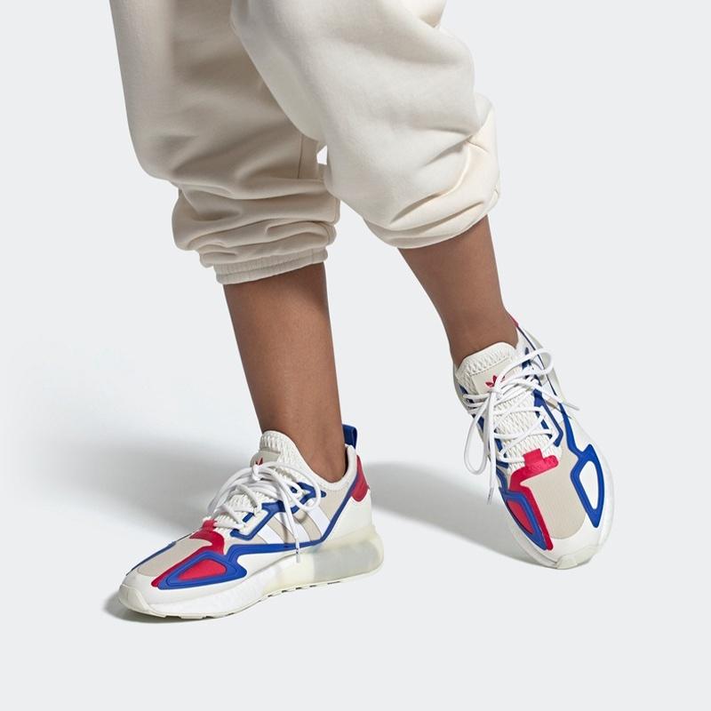 (WMNS) adidas originals ZX 2K Boost 'Белый Синий Красный' Женские FZ0220