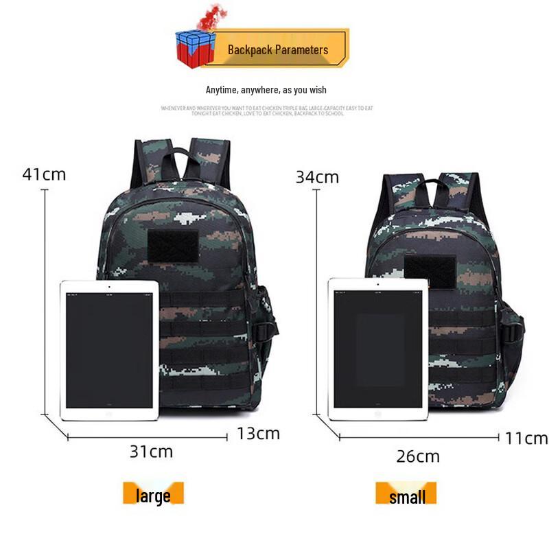 Youth Camouflage Backpack for Summer Camp & Hiking