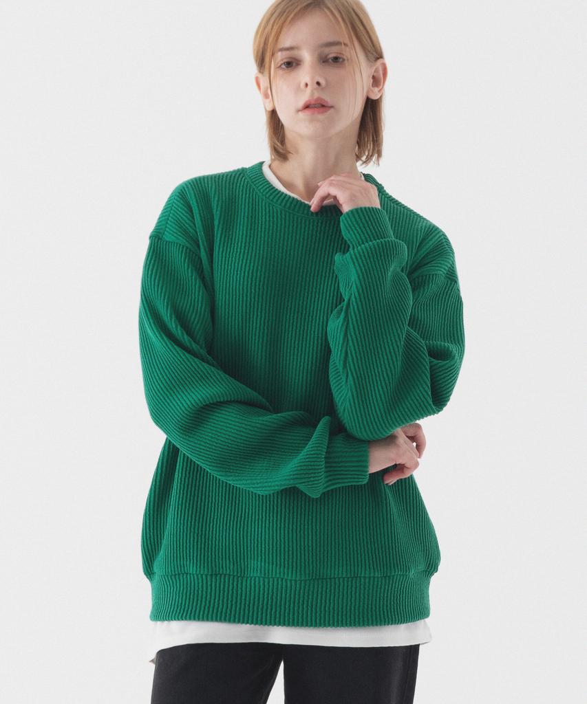 PIANER [2 Pack] Comfortable Oversized Crew Neck Knit (5 Colors)
