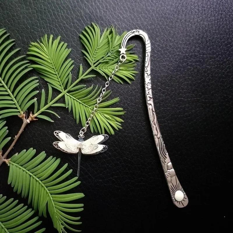 Ретро Светящаяся Металлическая Закладка Бабочка Стрекоза Закладка Детские Канцелярские Товары Студенческие Принадлежности Подарок