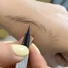 Жидкая ручка для бровей, водостойкая, долговечная, не цветущая подводка для глаз, ультра тонкий карандаш для татуировки бровей, макияж