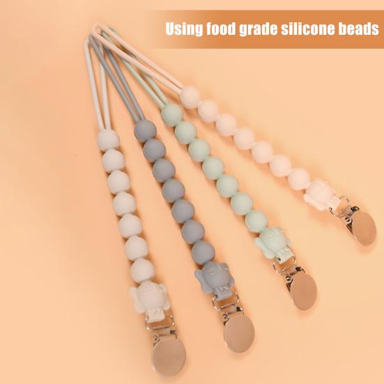 Силиконовый держатель для соски, прочный, легко чистится и фиксируется, зажим для соски для ребенка больше не разочаровывает