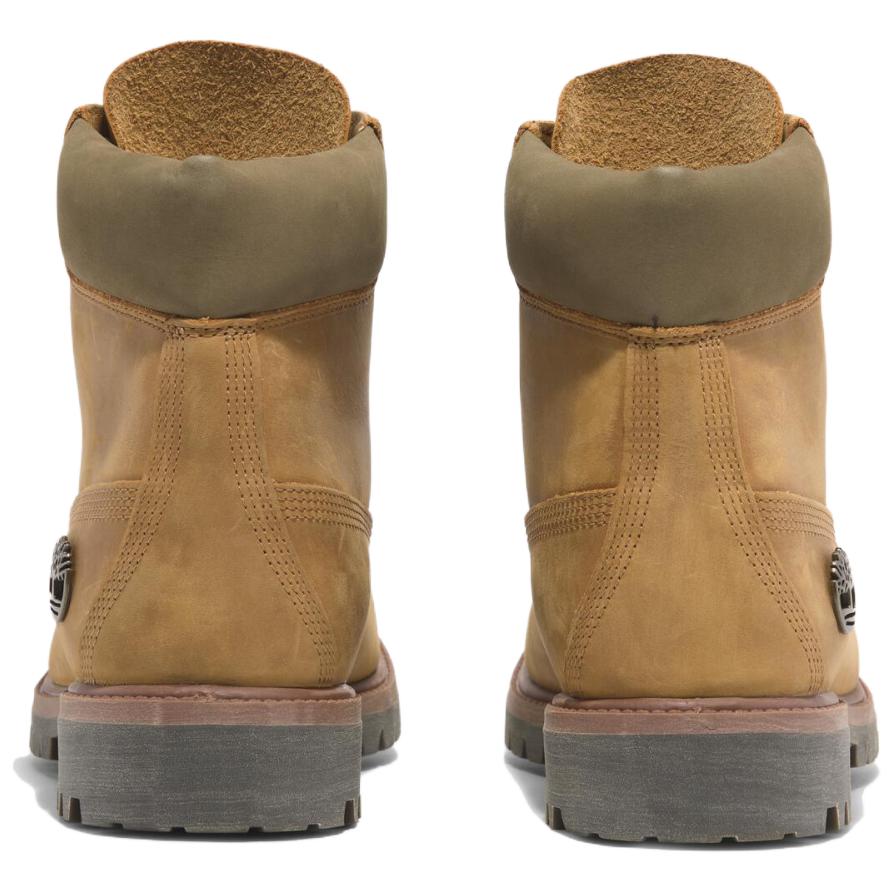 Timberland Premium Series Durable Shock Absorbing Comfortable Versatile Short Outdoor Boots Men Boots Brown TB0A2P6WEN11