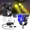 120W Motorcycle LED Driving Fog Lights 18000LM 6 Lighting Modes LED Auxiliary Lights Compatible with Tractor Truck ATV UTV SUV