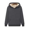 Women's Long Sleeve Drawstring Hoodie Thick Plush Velvet Sweatshirt Daily Wear