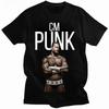 Мужская футболка CM Punk Смешной американский профессиональный рестлер ...