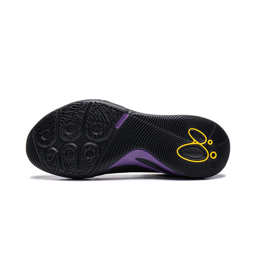 Li Ning DLO2 Амортизация Нескользящая Упругий Хват Низкие Баскетбольные Кроссовки Мужские Черные ABPW013-3