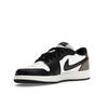 Кроссовки Air Jordan 1 Retro Low OG GS Mocha Kids белые черные темно-мокко CZ0858-102