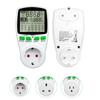 Eu/us/uk Plug Smart Ac Power Meter Wattmeter Billing Socket Plug Type Digital Lcd Voltage Current Frequency Electricity Monitor