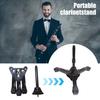 Clarinet Stand Portable Flute Clarinet Tripod Stand Foldable Wind Instrument Holder for Oboe Flute Clarinet Straight Saxophone