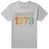 Original Vintage 1978 Retro Est 1978 Edition T Shirts Summer Graphic Cotton Streetwear Short Sleeve Birthday Gifts T-shirt