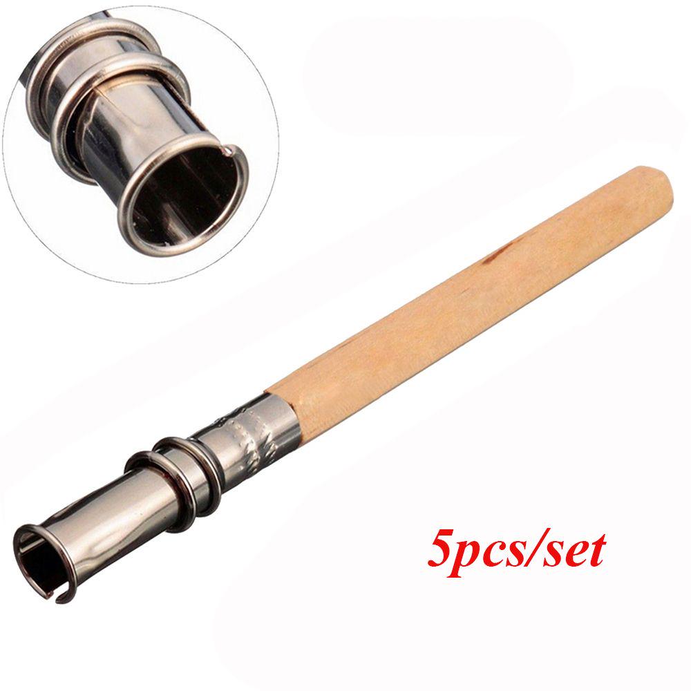 5/10PCS New Useful Adjustable Pencil Extender Art Write Tool Wooden Pen Holder Sketch Writing