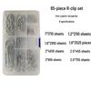 Stainless Steel B-type Cotter Pin and R-type Lock Pin Hair Clips, 1-6mm, Wave and Galvanized Variants