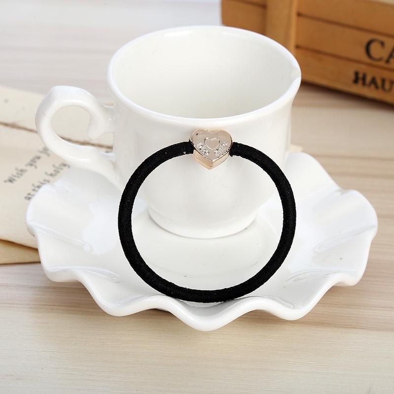 Черные женские парикмахерские инструменты аксессуары для волос резинка для волос новые 10 шт простые головные уборы веревка для волос повязка для волос кольцо для волос ювелирные изделия аксессуары