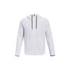 Woven Series Solid Color Logo Hooded Windbreaker Jacket Men Jackets White 1361612-100
