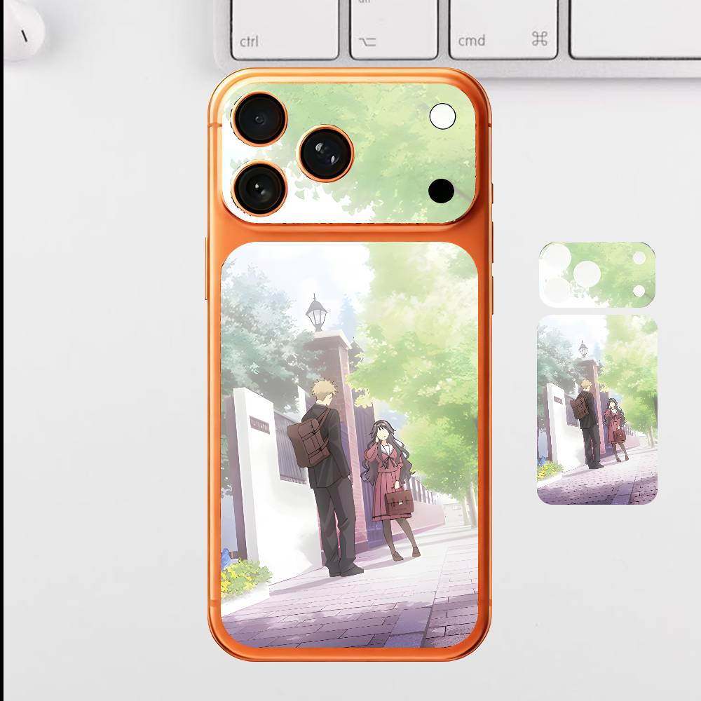 Аниме W-Вагури R-Ринтаро Для IPhone 17 Pro ProMax Полная Задняя Крышка Наклейка Обёртка Плёнка Защитная Наклейка на Заднюю Панель