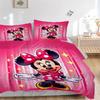 Minnie Mouse Sparkle Pose Print 3Pcs Bedding Setduvet Cover With 2 Bedropillowcase Home Birthday Gift