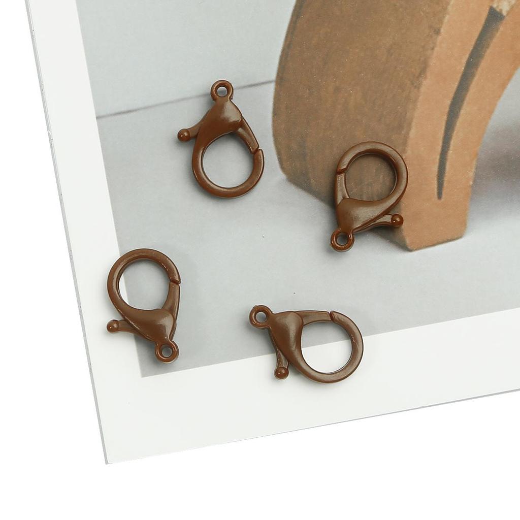 10 шт. пластиковый брелок для ключей красочные крючки клипсы карабин ручной работы аксессуары для изготовления ювелирных изделий