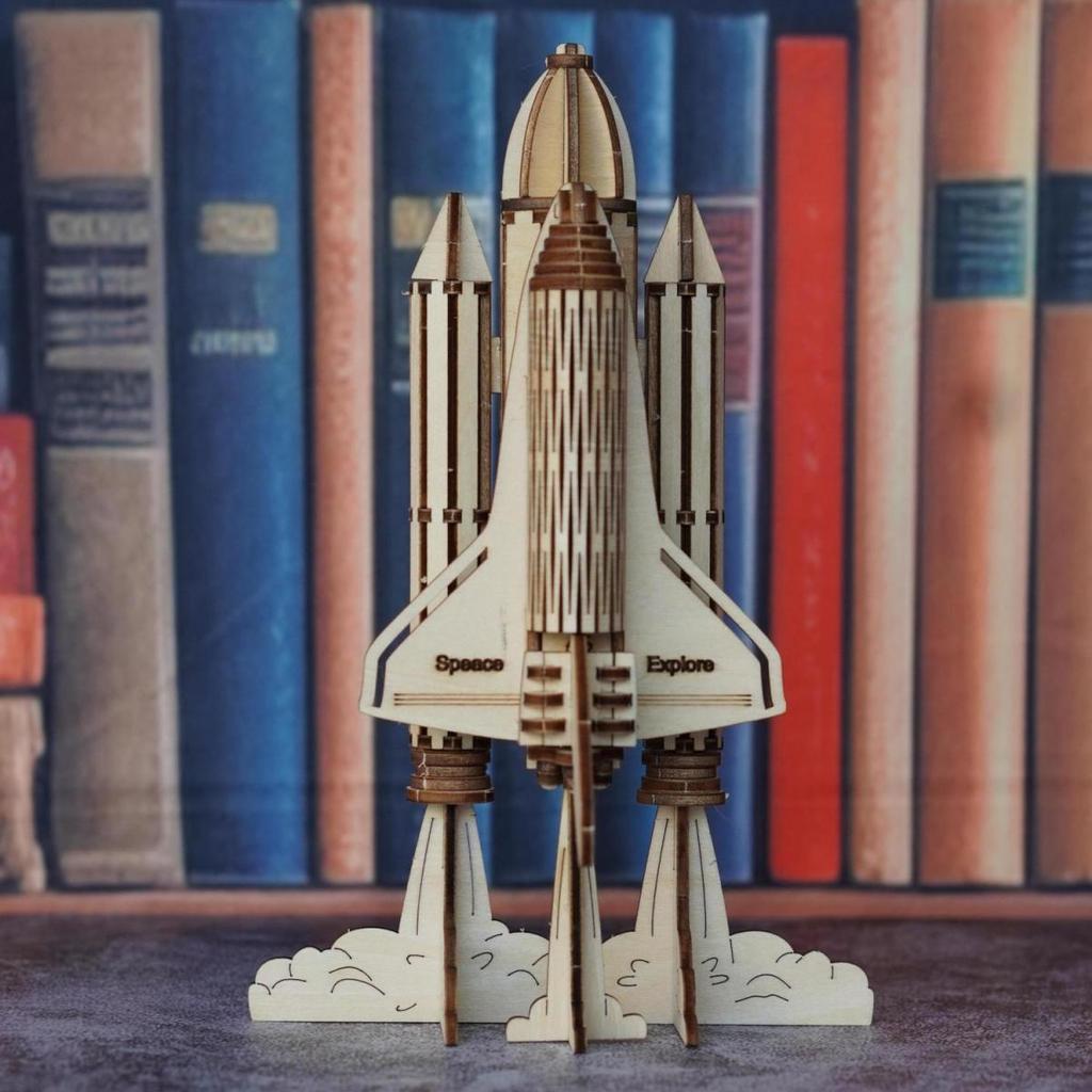 3D Деревянная головоломка Модель для сборки своими руками - Креативный набор подарков для детей и взрослых
