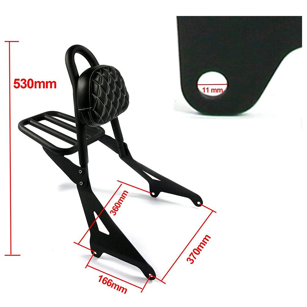 Мотоциклетная съемная спинка заднего сиденья Sissy Bar Пассажирская багажная полка для Yamaha Stryker 1300 XVS1300 XVS 1300 Все года