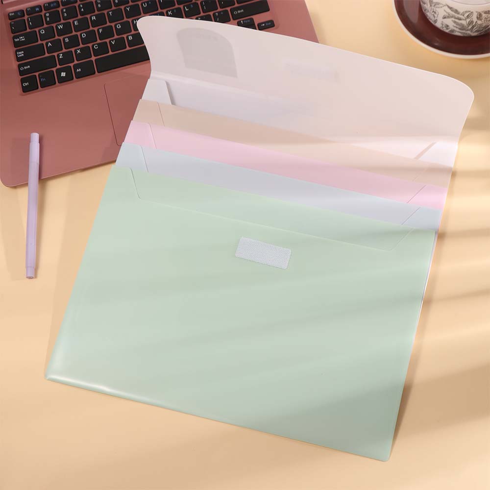 5 Layers A4 File Folder Storage Bag Waterproof Plastic File Organizer Business