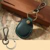 Keyring For Protective Case Retro High Quality Leather Keychain For Anti-Lost Tracker Locator Device Accessories