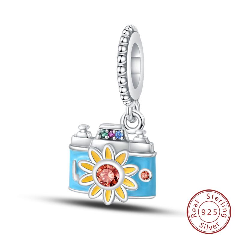 100% Медь Бабочка Фея Мечта Океан Ракушка Жемчужина Русалка Морская Черепаха Подсолнух Шармы Бусины Подходят для Браслетов Qikaola