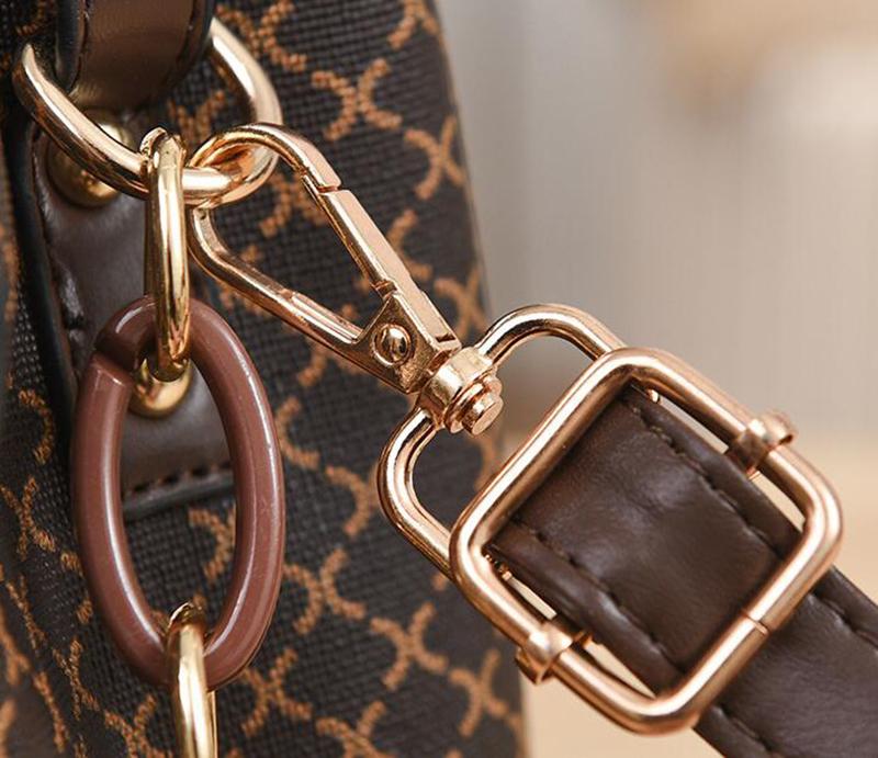 Yogodlns Новая женская сумка, роскошный дизайн, сумка через плечо с ведром и принтом, большая вместительная сумка на одно плечо