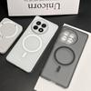 Матовый полупрозрачный чехол с магнитом для беспроводной зарядки MagSafe для OnePlus 13 12 11 10 9 8 7 ACE 2 3 5 Pro Nord 2 3 4 Lite