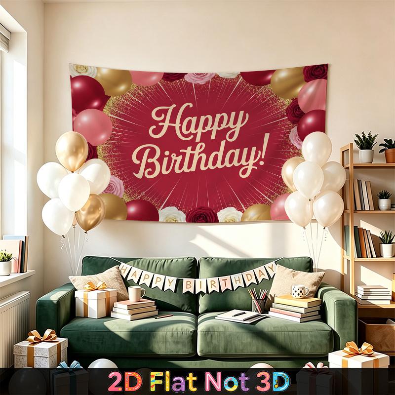 Party Backdrop Floral Photo Booth Background Front Door Decor