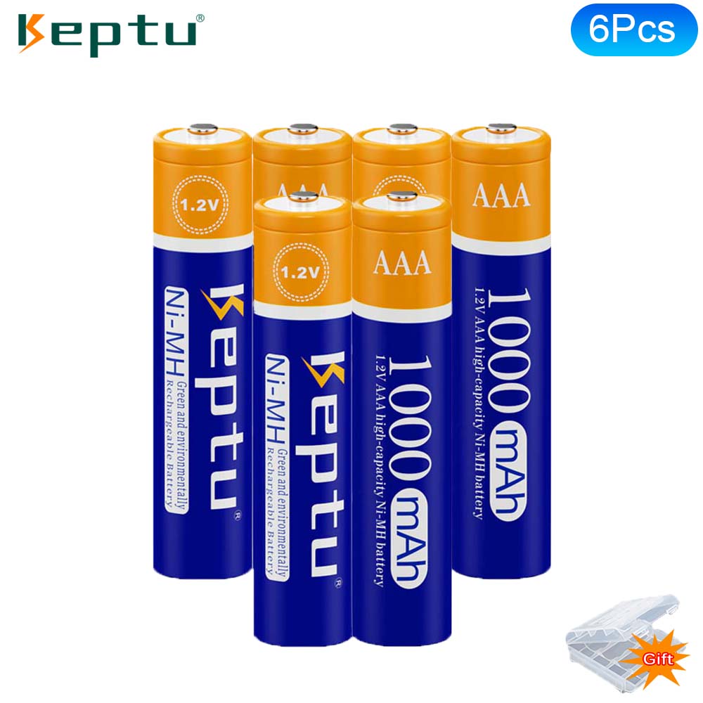 KEPTU 4-32 шт. Аккумуляторные батареи 3A AAA 1,2 В 1000 мАч Ni-MH