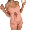 Women Camisole and Lace Shorts Pajama Set Loungewear