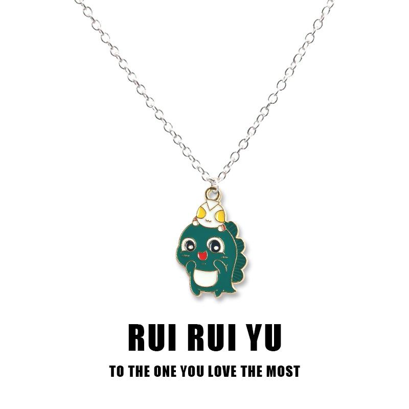 RUI RUI YU Little Monster ожерелье кулон для женщин мужчин подруга пара любовник ювелирные изделия подарок