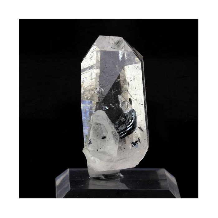 Pierres et Minéraux. Quartz + Hematite. 156.6 ct. Sarenne, Oisans, Isère, France. Rare.