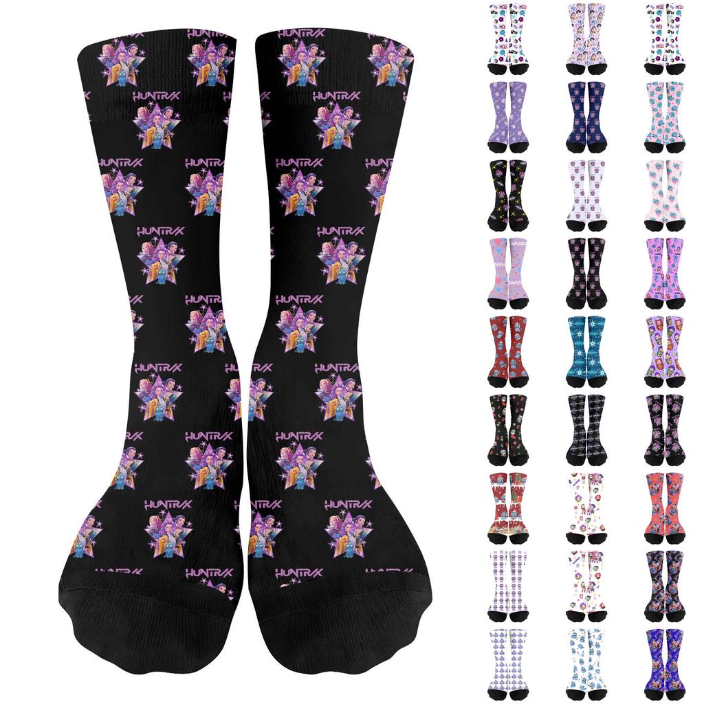 Милые и игривые носки носки до середины икры длинные носки носки с принтом