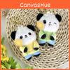 Panda Sunflower Plush Toys Bag Hanging Accessories Keychain Pendant Souvenir