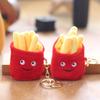 Cute Cute Fries Small Pendant Plush Toy Doll Student Schoolbag Bag Hanging Decoration Keychain Doll Doll