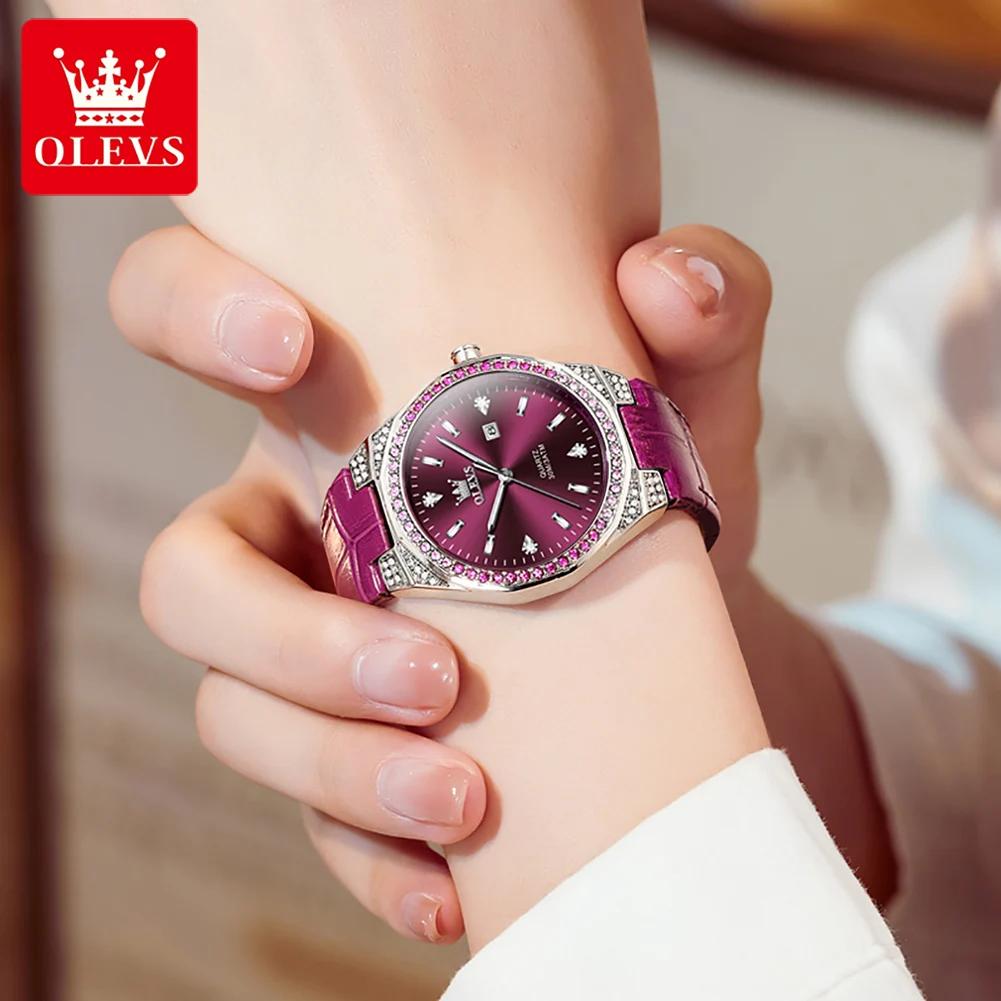 Fashion Women Watch Leather Strap Waterproof Luxury Brand Wristwatch Fashion Elegant Ladies Watches Reloj Mujer