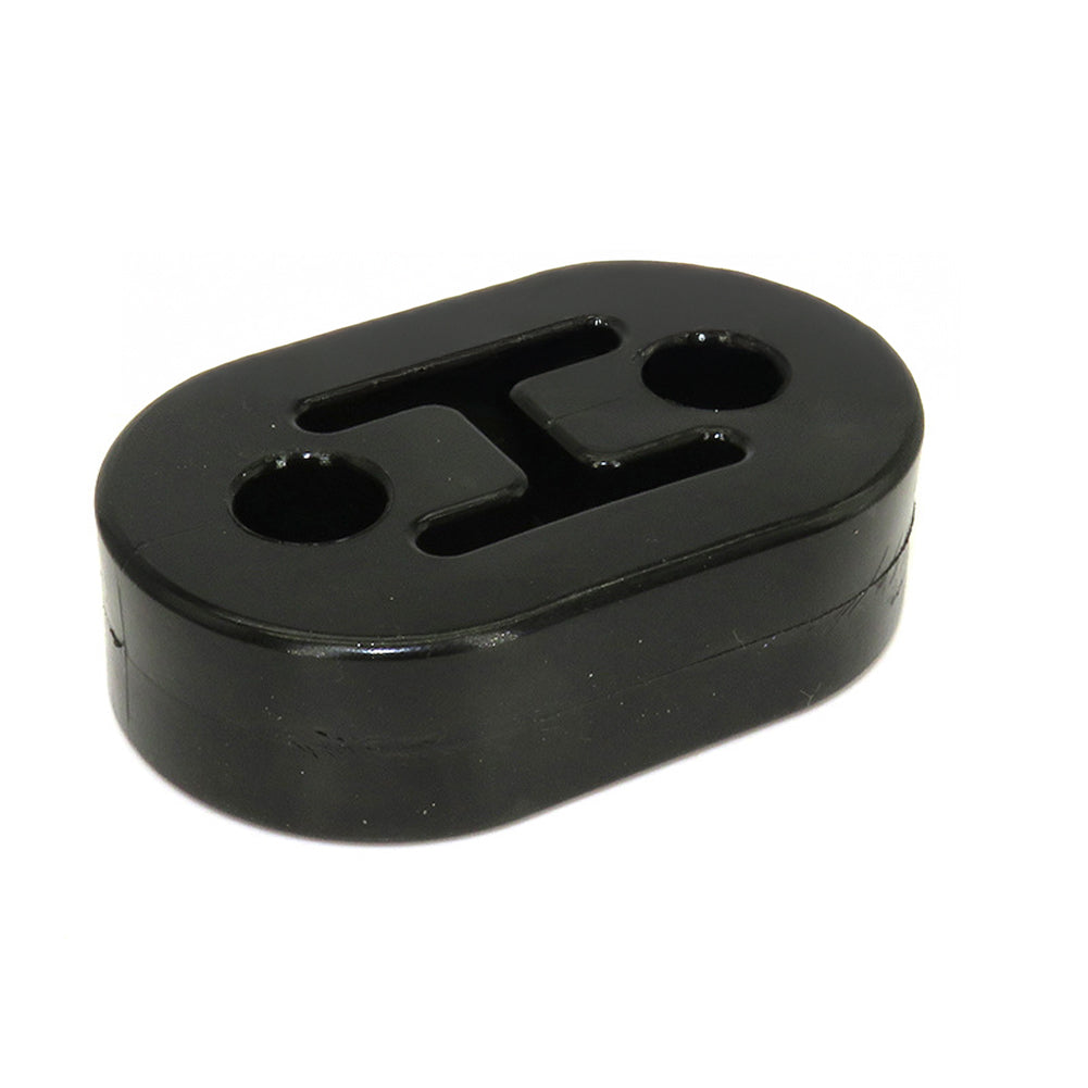 Universal Car Two-Hole Exhaust Pipe Mount Bracket Lifting Lug Modification Plus Long Muffler Support Shock Absorber Hanging Glue