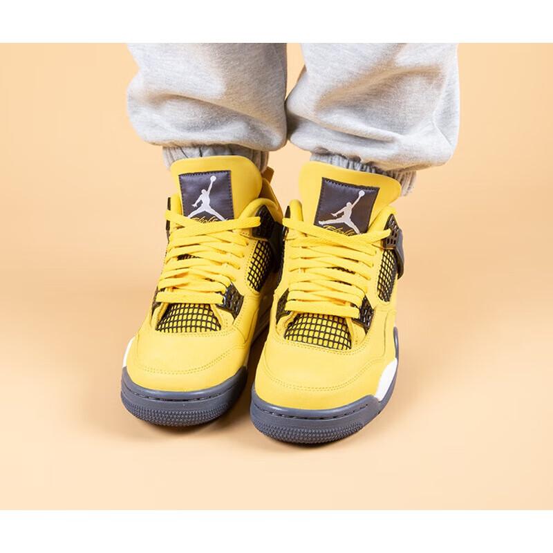 Jordan Детские кроссовки Air Jordan 4 Retro "Lightning 2021" 408452-700