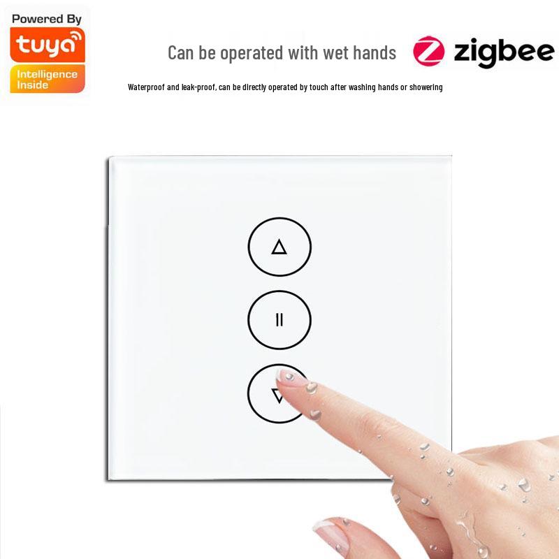 Умный выключатель для штор Zigbee с голосовым управлением Alexa и управлением через приложение
