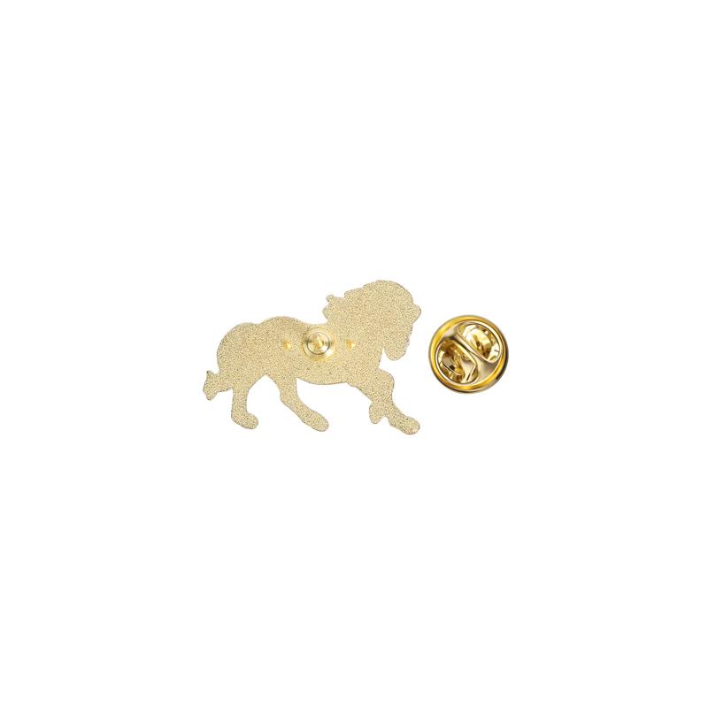 Cute Cartoon Horse Enamel Pins The Year of Horse Brooches Badges Simple Punk Cool Animal Jewelry Gift for Friends