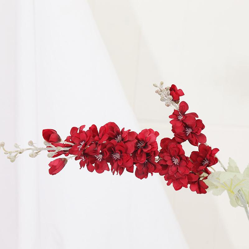Yannew 3 шт. 85 см Дельфиниум Искусственные цветы Длинный стебель Шелковый Гиацинт Свадебные Цветочные Композиции Украшение Декор для Дома Комнаты