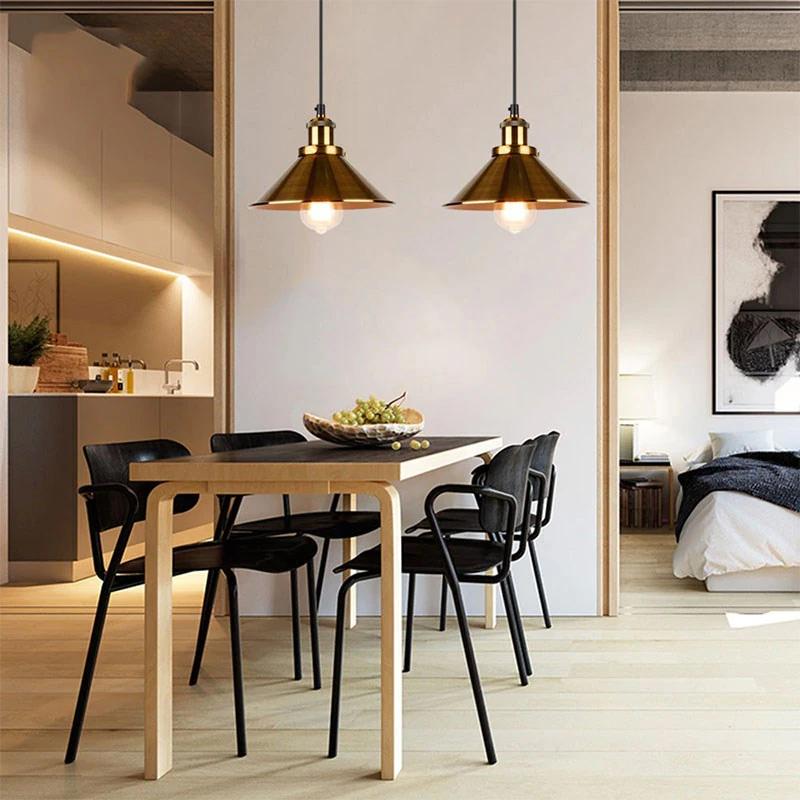 WLGNM 3PCS Industrial Vintage Black Chandeliers Hanging Lights Ceiling Metal Pendant Lamps For Home Kitchen Restaurant Bar Decor