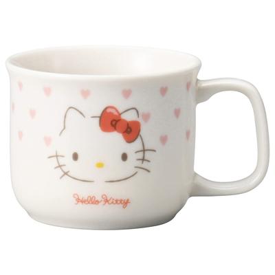Керамика Kanesho Посудомоечная машина и микроволновая печь Hello Kitty Китти Примерно Розовое сердце Сделано в Продукт 365111 (Канешотуки) Кружка, Безопасная для детей,