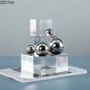 Colored Crystal Ladder Silver Ball Decorative Ornaments Desk Decoration Crystal Geometric Block Statue Room Aesthetics Decor