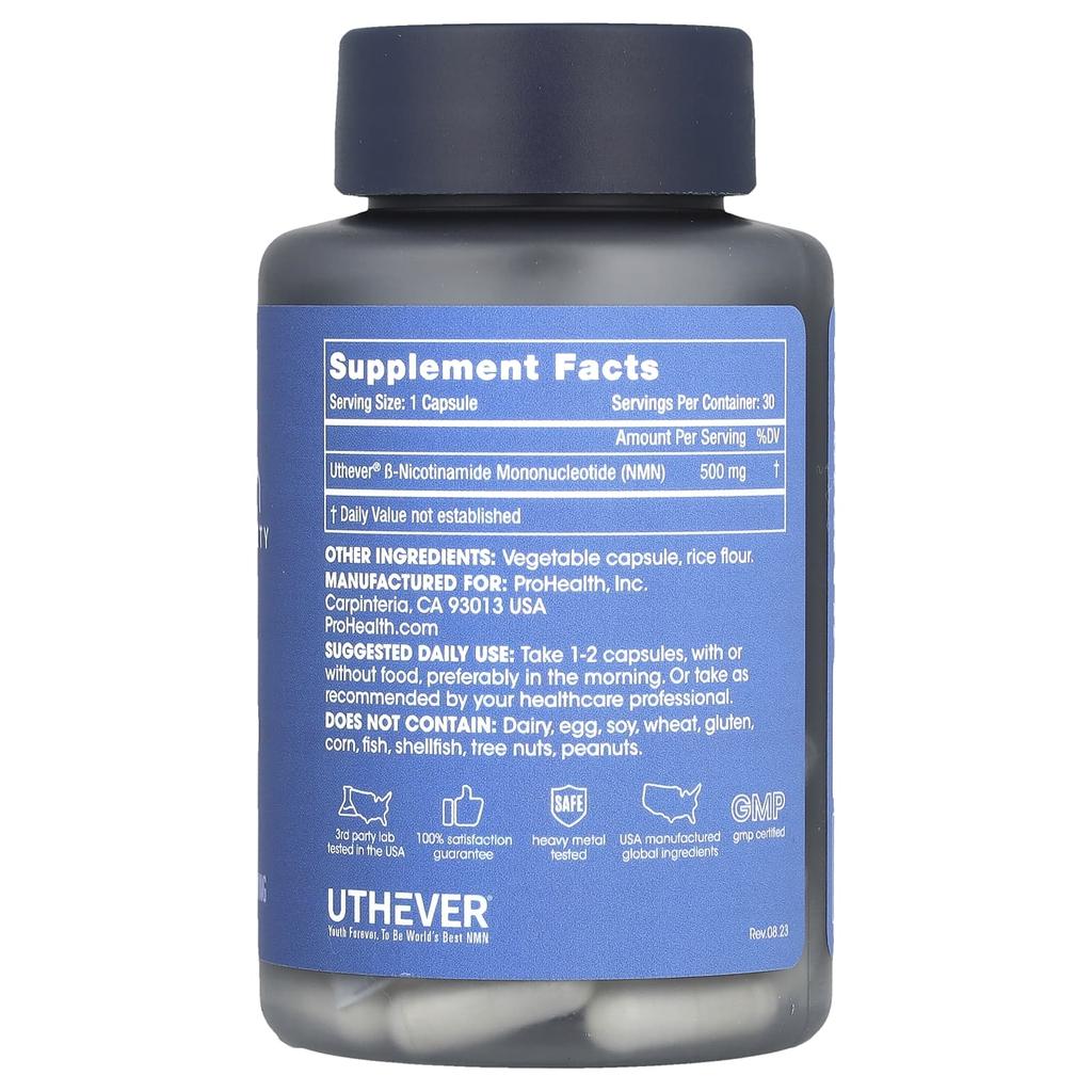 Nmn Pro™ 500, 500Mg, 30 Capsules