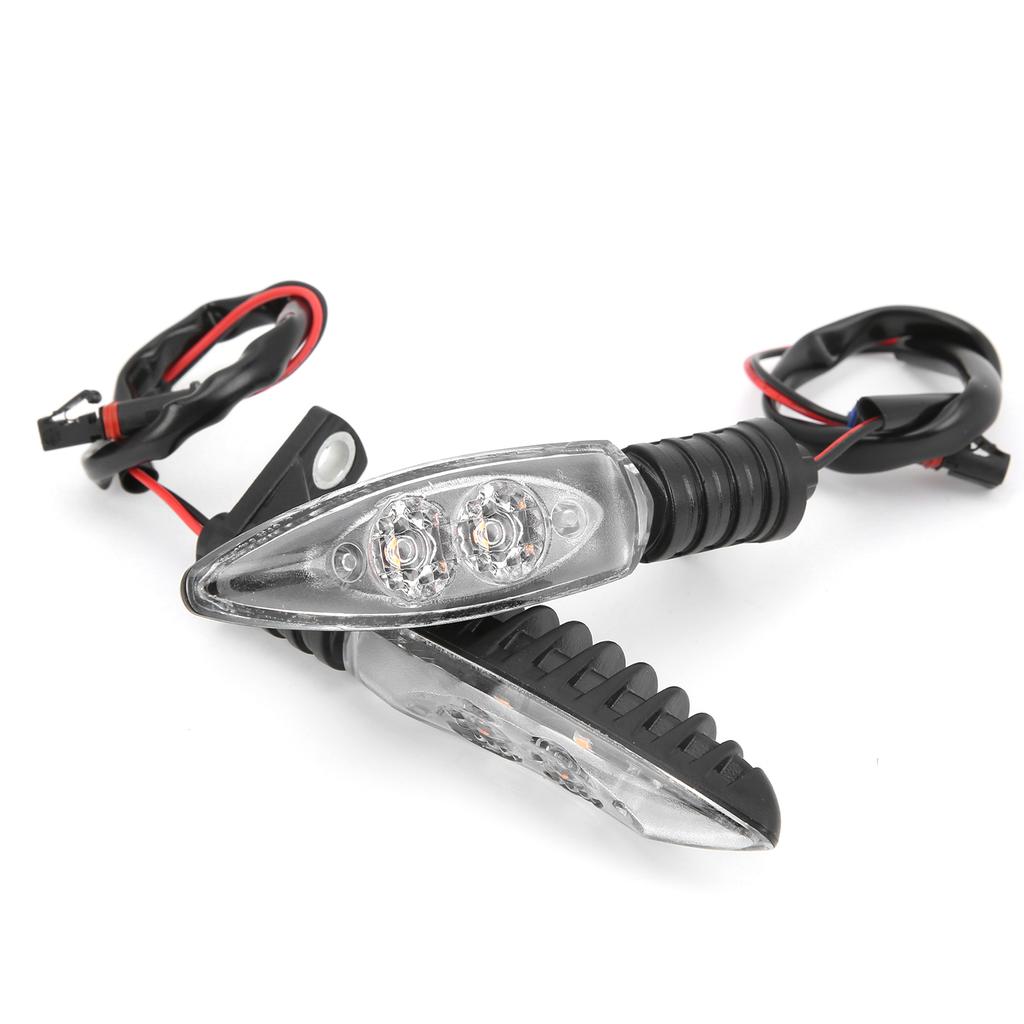 Pair Front Turn Signal Indicator LED Light 12V Replacement for S1000RR R1200GS F800GSClear Lens