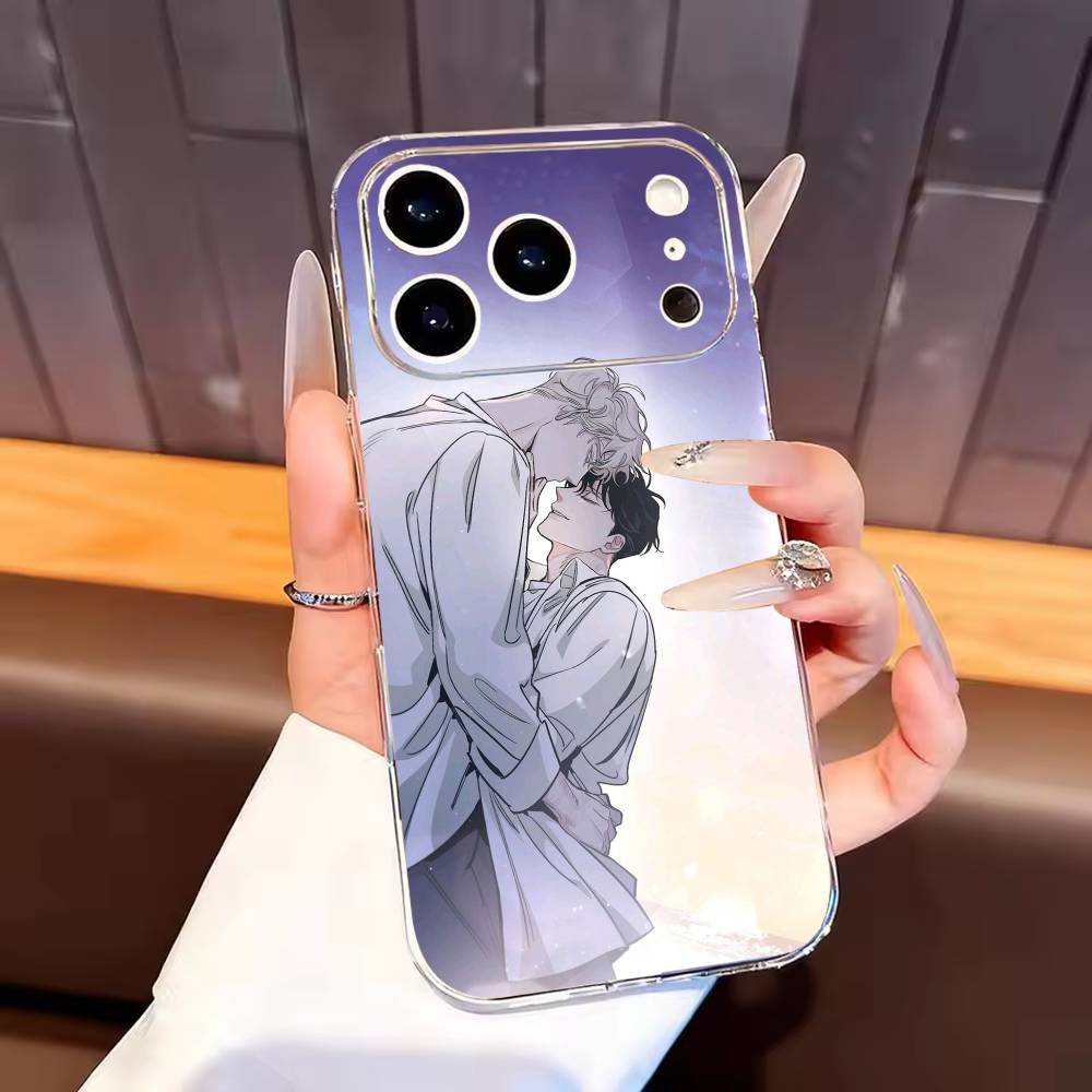 Чехол для телефона BL Manhwa R-розы и Шампанское для iPhone 17, 16, 15, 14, 13, 12, 11 Plus, Pro Max Мягкая прозрачная крышка